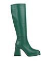 Bianca Di Woman Knee Boots Emerald Green Size 10 Soft Leather