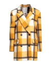De' Hart Woman Blazer Ocher Size 6 Polyester, Wool In Yellow