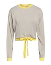 Vicolo Woman Sweater Beige Size Onesize Cotton In Beige