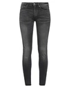 Armani Exchange Woman Denim Pants Black Size 25 Cotton, Polyester, Elastane In Black