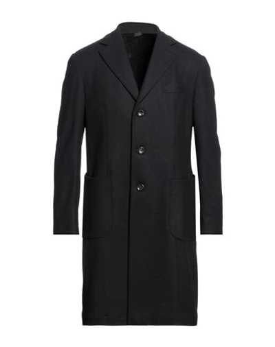 Suithomme Man Coat Black Size 42 Virgin Wool In Black