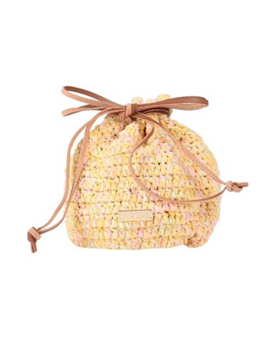 Mia Bag Woman Handbag Yellow Size - Textile Fibers