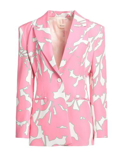 Vicolo Woman Blazer Pink Size Xs Polyester, Elastane