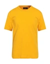 Liu •jo Man Man T-shirt Ocher Size L Cotton In Yellow
