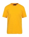 Liu •jo Man Man T-shirt Ocher Size M Cotton In Yellow