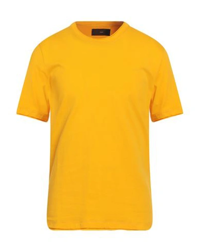 Liu •jo Man Man T-shirt Ocher Size 3xl Cotton In Yellow