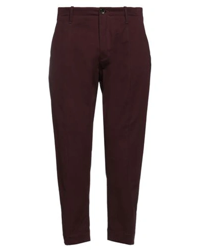 Nine:inthe:morning Nine In The Morning Man Pants Dark Brown Size 30 Cotton, Elastane In Brown