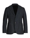 Mp Massimo Piombo Man Blazer Navy Blue Size 38 Wool, Polyester, Polyamide