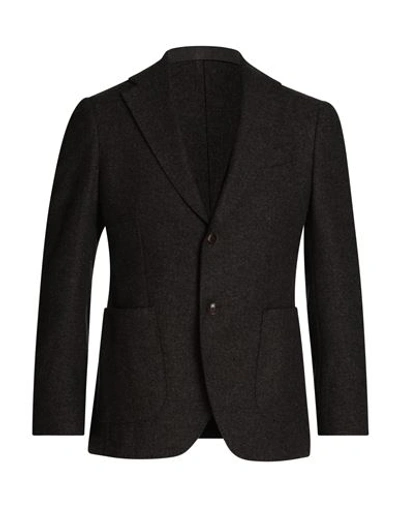 MP MASSIMO PIOMBO MP MASSIMO PIOMBO MAN BLAZER LEAD SIZE 44 WOOL, POLYESTER, POLYAMIDE