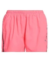 Puma Woman Shorts & Bermuda Shorts Coral Size M Polyester In Red