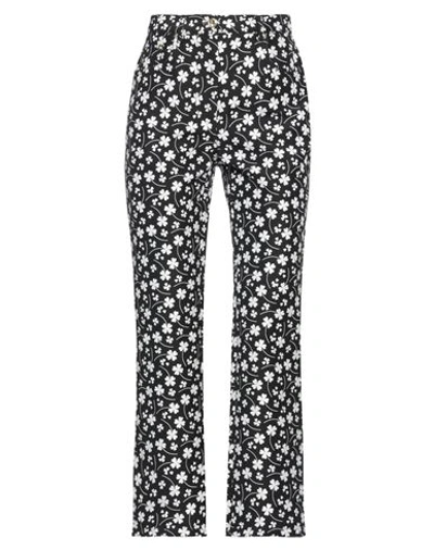 Boutique Moschino Woman Pants Black Size 12 Polyester, Cotton