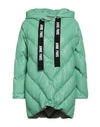 Annie Paris Woman Puffer Light Green Size 4 Polyester, Polyurethane