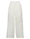 SUOLI SUOLI WOMAN PANTS IVORY SIZE 8 POLYESTER