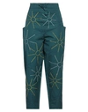 Maison Rabih Kayrouz Woman Pants Deep Jade Size 6 Cotton In Green