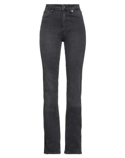 Gestuz Woman Jeans Black Size 27 Cotton, Polyester, Elastane