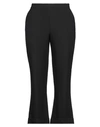 Essentiel Antwerp Woman Pants Black Size 8 Viscose, Recycled Viscose, Elastane