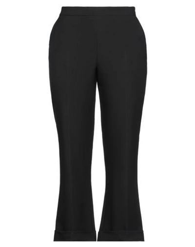 Essentiel Antwerp Woman Pants Black Size 8 Viscose, Recycled Viscose, Elastane