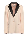 Anna Molinari Woman Blazer Blush Size 10 Viscose, Elastane, Polyester In Pink
