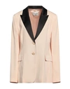 Anna Molinari Woman Blazer Blush Size 12 Viscose, Elastane, Polyester In Pink