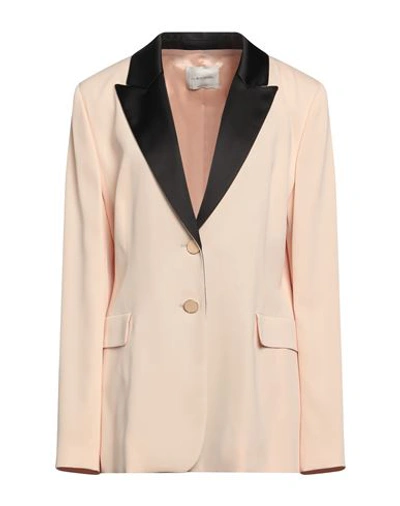 Anna Molinari Woman Blazer Blush Size 10 Viscose, Elastane, Polyester In Pink