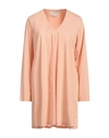 Alessia Santi Woman Top Salmon Pink Size 8 Cotton, Polyester In Pink