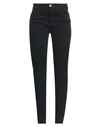 Liu •jo Woman Denim Pants Black Size 28w-30l Cotton, Elastane