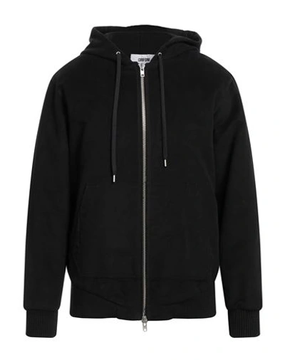 Mauro Grifoni Grifoni Man Jacket Black Size 38 Cotton, Wool, Acrylic, Polyamide, Elastane In Black