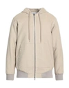 Mauro Grifoni Grifoni Man Jacket Khaki Size 36 Cotton, Wool, Acrylic, Polyamide, Elastane In Beige