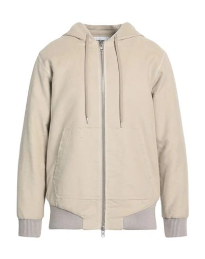 Mauro Grifoni Grifoni Man Jacket Khaki Size 36 Cotton, Wool, Acrylic, Polyamide, Elastane In Beige