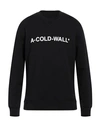 A-cold-wall* Man Sweatshirt Black Size Xl Cotton, Elastane