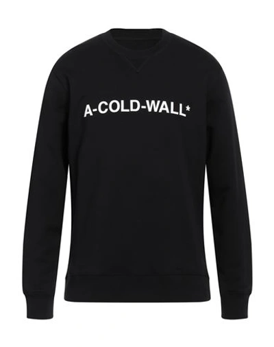 A-cold-wall* Man Sweatshirt Black Size Xl Cotton, Elastane