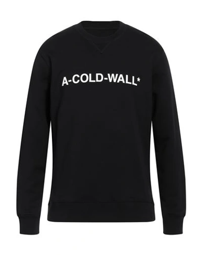 A-COLD-WALL* A-COLD-WALL* MAN SWEATSHIRT BLACK SIZE M COTTON
