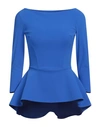 Chiara Boni La Petite Robe Woman T-shirt Blue Size 2 Polyamide, Elastane