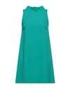 Up To Be Woman Mini Dress Deep Jade Size 2 Polyester, Elastane In Green