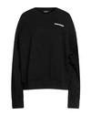 DSQUARED2 DSQUARED2 WOMAN SWEATSHIRT BLACK SIZE L COTTON