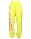 Dsquared2 Woman Pants Acid Green Size L Cotton