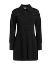 Jucca Woman Mini Dress Black Size 6 Viscose, Polyamide, Elastane