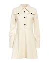 Jucca Woman Mini Dress Cream Size 8 Viscose, Polyamide, Elastane In White