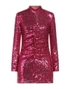 Aniye N°2 Woman Mini Dress Fuchsia Size M Polyester, Elastane In Pink