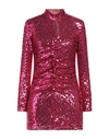 Aniye N°2 Woman Mini Dress Fuchsia Size S Polyester, Elastane In Pink