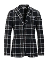 Exigo Man Blazer Navy Blue Size 34 Acrylic, Polyester, Virgin Wool In Navy Blue