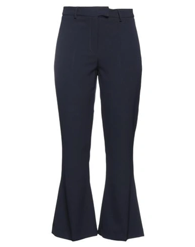 L'autre Chose L' Autre Chose Woman Pants Navy Blue Size 6 Polyester