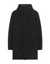 Aspesi Man Overcoat & Trench Coat Black Size Xl Polyester, Polyamide