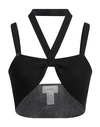Vicolo Woman Top Black Size Onesize Viscose, Polyester