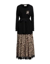 Vdp Collection Woman Maxi Dress Black Size 6 Viscose, Elastane In Black