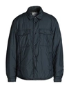 Woolrich Man Jacket Navy Blue Size Xxl Polyester