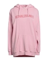 Red Valentino Woman Sweatshirt Pink Size L Cotton, Elastane In Pink