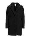 Annie P . Woman Coat Black Size 8 Virgin Wool