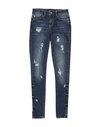 Frankie Morello Woman Jeans Blue Size 29 Cotton, Elastane In Blue