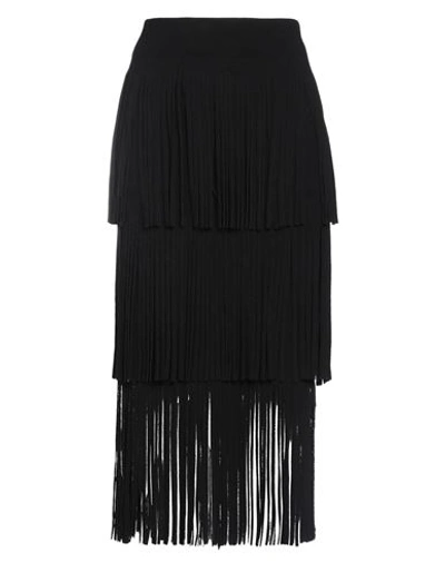 Philosophy Di Lorenzo Serafini Woman Maxi Skirt Black Size 6 Viscose, Polyester